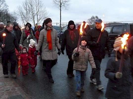 Kinder und Väter sind begeistert