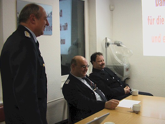 Jahresdienstversammlung 2009 - Wolfgang Hülsebeck bei der Präsentation