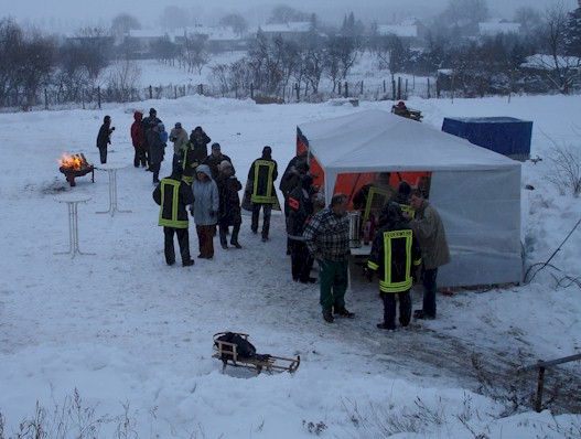 Weihnachtsbaumverbrennen 2010