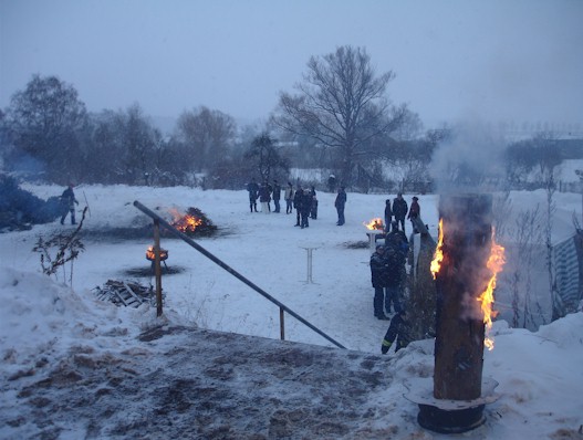 Weihnachtsbaumverbrennen 2010