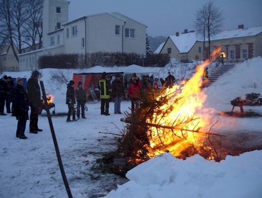 Weihnachtsbaumverbrennen 2010