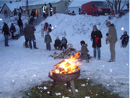 Weihnachtsbaumverbrennen 2010