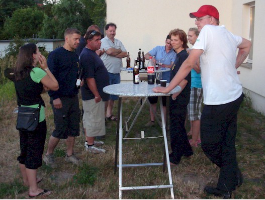 gemeinsames Grillen des Fördervereins