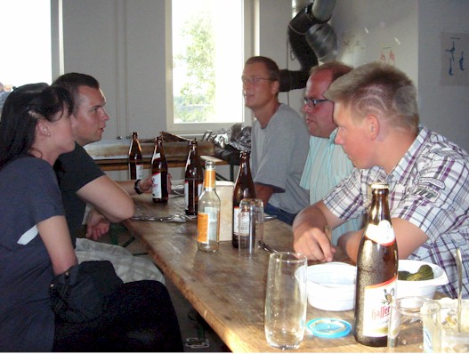 gemeinsames Grillen des Fördervereins