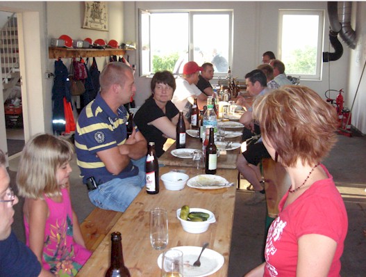 gemeinsames Grillen des Fördervereins