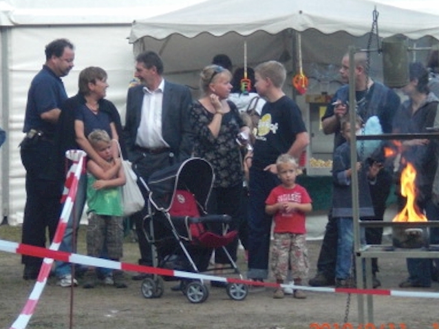 Jann Jakobs und Thomas Dressler vom Förderverein der FF Bornim e.V.