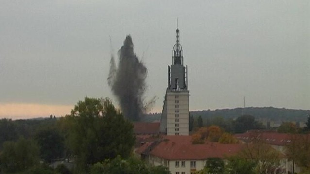 Bombensprengung am 14.10.2010