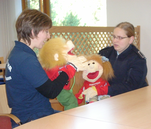 Brandschutzerzieheung, Ausbildung in Eisenhüttenstadt am 21. und 22.10.2011