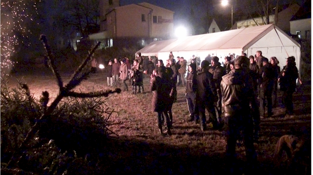 Abholung der Weihnachtsbäume 2012 Karte