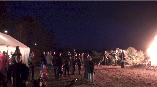 Abholung der Weihnachtsbäume 2012 Karte