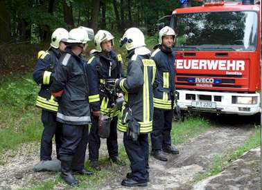 Einweisung durch den Gruppenführer