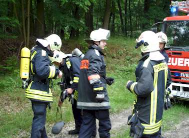 Einweisung durch den Gruppenführer