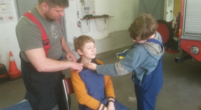 Sanitätsausbildung der Jugendfeuerwehr 2016